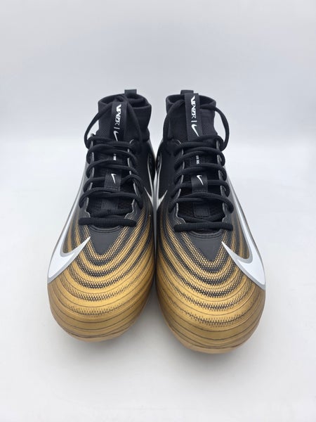 Nike Zoom Air Vapor Pro 1 Black Gold Football Cleats Mens  display picture 2