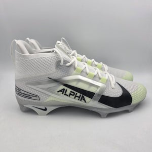 Nike Alpha Menace 4 Elite 'White Black' Football Cleats Men's Size 13