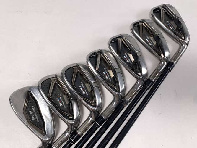 TaylorMade M4 Iron Set 5-PW+GW Fujikura Atmos Red 7S Stiff Graphite Mens RH