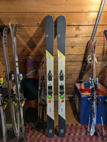 WNDR Alpine Intention 108 194cm skis with Cast Touring Setup