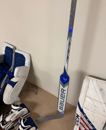 New Senior Bauer Supreme Shadow Full Right Goalie Stick 26" Paddle (New)