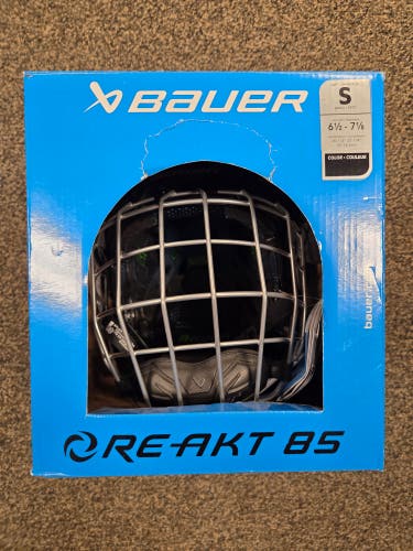Bauer Re-Akt 85 Helmet Combo Small Black (New)