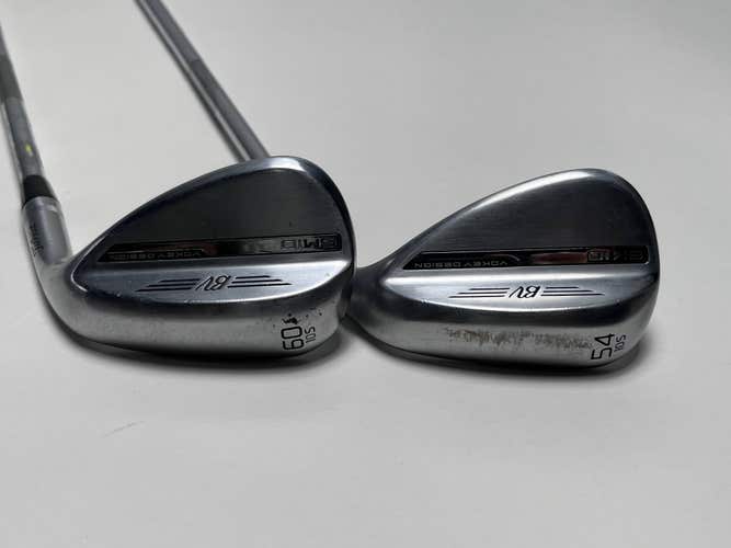 Titleist Vokey SM10 Tour Chrome Wedge Set 54* 10 60* 10 Vokey Wedge Steel RH