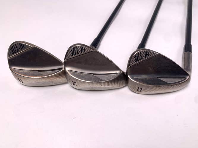 TaylorMade Hi-Toe 4 Wedge Set 52*9 | 56*11 | 60*11 Max Graphite Iron 65g Reg LH