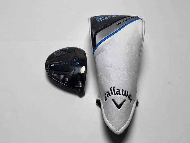 Callaway Paradym Ai Smoke TD 3 Fairway Wood 15* HEAD ONLY Mens RH HC