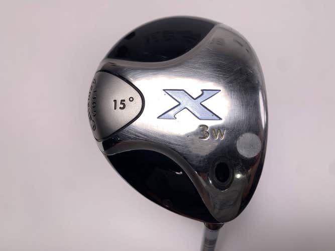 Callaway X 3 Fairway Wood 15* Fujikura Gems UltraLight 55g Ladies RH