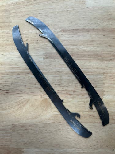 Bauer FLY-TI 272mm Colorado Avalanche Pro Stock Skate Blades / Runners (Used)