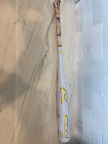 2026 Rawlings Icon Composite BBCOR Certified Bat (-3) 29 oz 32" (Used)