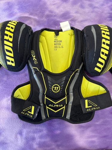 Medium Junior Warrior Alpha QX4 Shoulder Pads (Used)