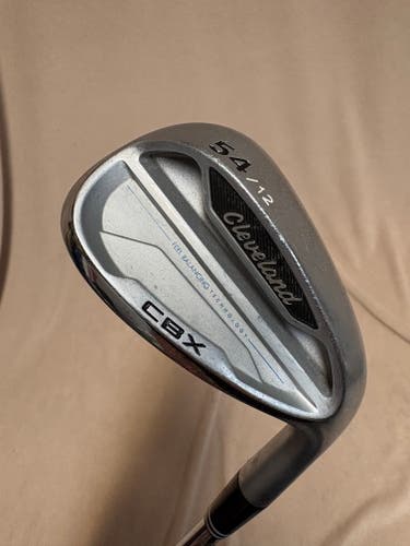 Men's Cleveland CBX Right Handed Wedge Wedge Flex 54 Degree Steel Shaft (Used)