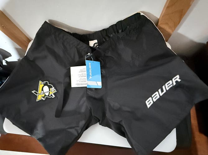 Pittsburgh Penguins Black Medium Bauer Team Pant Shell (New)