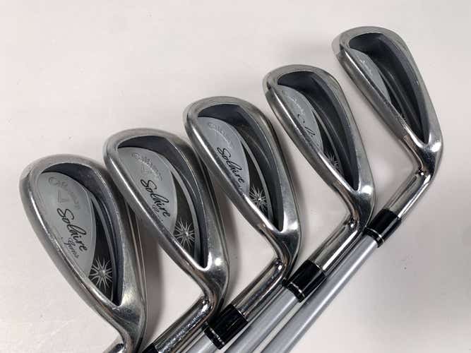 Callaway Solaire Gems Iron Set 7-PW+SW 45g Ladies RH Undersize Grips