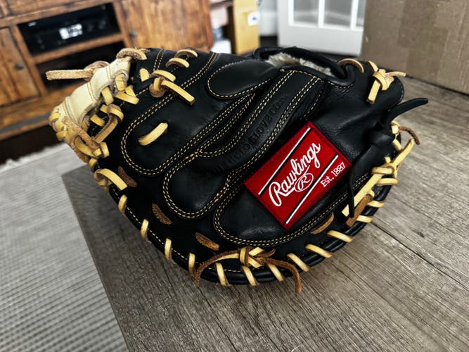 Rawlings Gold Glove Elite RH Catcher's Baseball Glove 32.5" (Used)