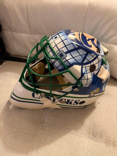 Roberto Luongo Vancouver Canucks Johnny Canuck Goalie Mask NHL Full Sized NHL Pro Stock Replica