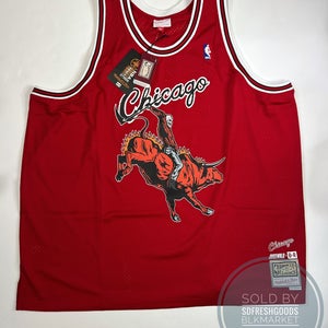 Mitchell Ness Chicago Bulls Juice WRLD Jersey Authentic Mens 5XL