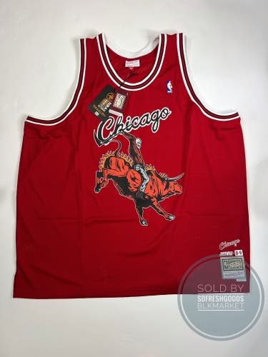 Mitchell Ness Chicago Bulls Juice WRLD Jersey Authentic Mens 5XL