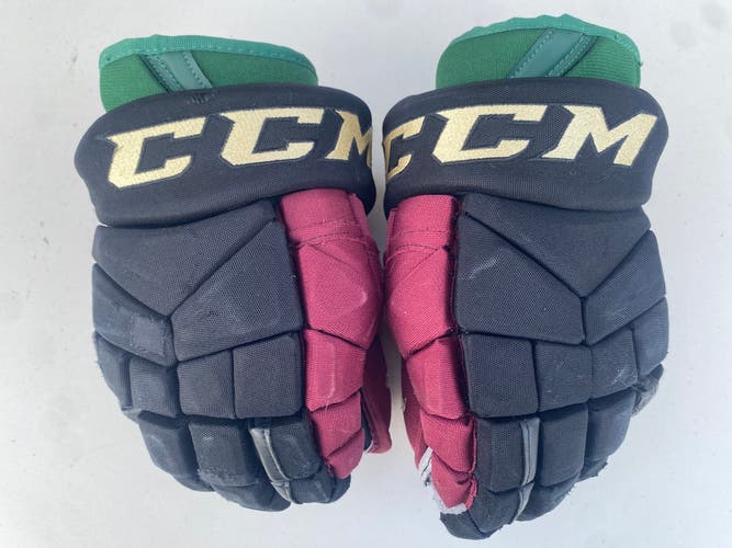 CCM HG12 Pro Stock 13” Hockey Gloves Coyotes 73891