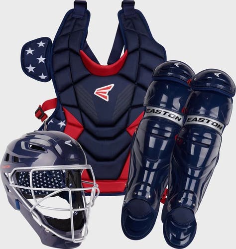 Easton Gametime USA Catcher's Set (New) Youth