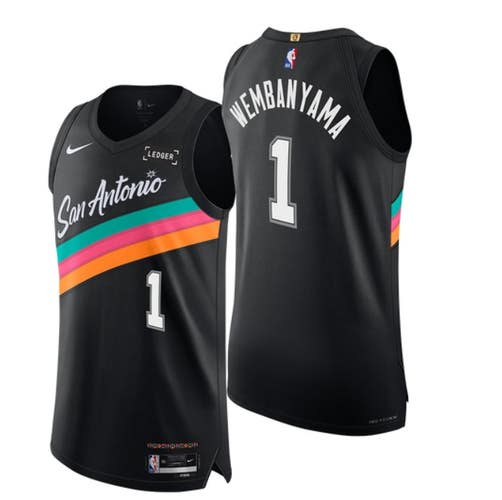Victor Wembanyama San Antonio Spurs Nike City Edition Swingman Jersey - Large