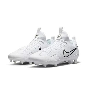 new men's size 6.5/women's 8 Nike Alpha Huarache 9 low LAX white cleats