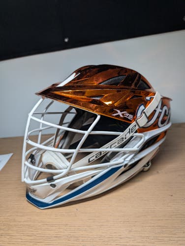 FCA Chrome Orange Cascade XRS Pro Helmet (Used)