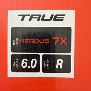 2023 True HZRDUS 7x Hockey Skates Regular Width 6 (New)