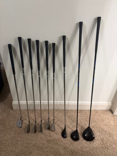 Men's 2024 Top Flite XL Varsity Right Handed Clubs (Full Set) Stiff Flex 9 Pieces (Used)