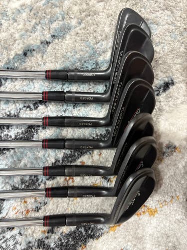 Ben Hogan Ft Worth Black Right Handed Iron Set Extra Stiff Flex (Used)