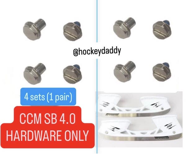 CCM SB 4.0 SpeedBlade HARDWARE for Ice Player Holder [ Set of 4 ]