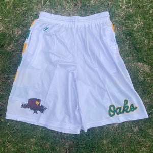 oaks lacrosse White Large Men's Shorts (New)