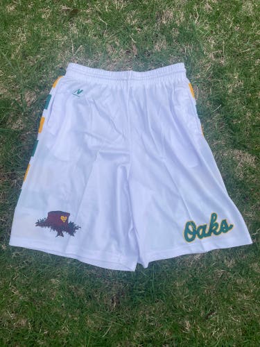 oaks lacrosse White Large Men's Shorts (New)