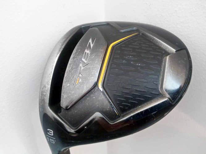 Taylor Made RBZ Stage 2 Black 3 Wood 15* (Graphite Regular LEFT) FW Rocketballz