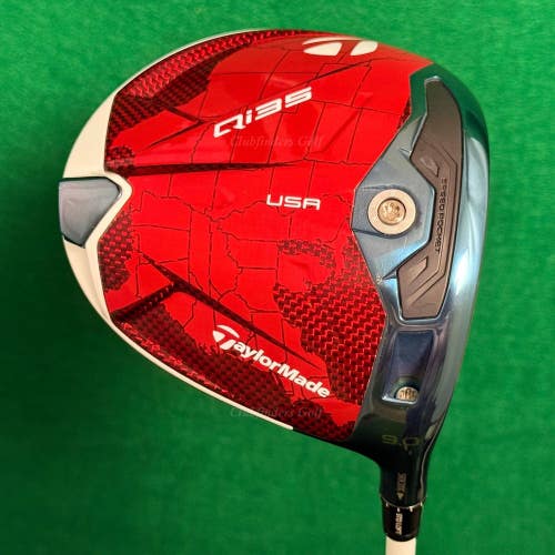 TaylorMade Qi35 USA Teams Limited Edition 9 Driver AirSpeeder USA 50 Stiff w/HC