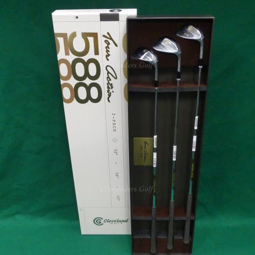 NEW RARE Cleveland 588 Ltd Edition 52 Gap, 56 Sand & 60 Lob Wedges SET OF 3