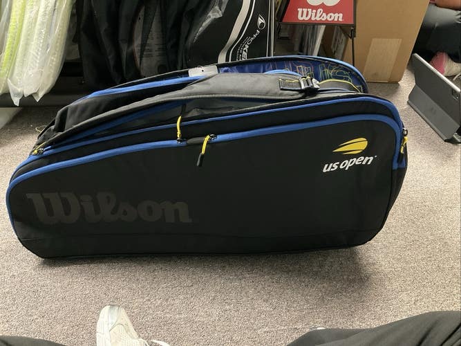 Wilson US Open 12PK Blue/Black/Yellow