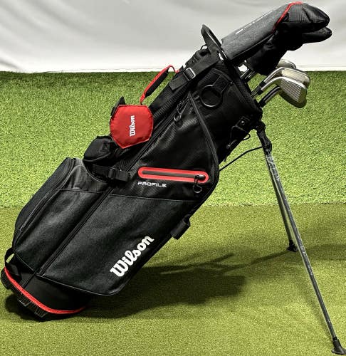 Wilson Men's Profile 14-Piece Complete Golf Set With Stand Bag Right Hand (+1")