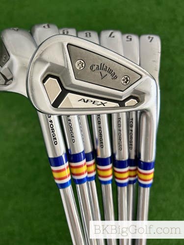 Callaway Apex TCB Forged Iron Set 4-A / NS Pro Modus Tour 105 Stiff +1/2