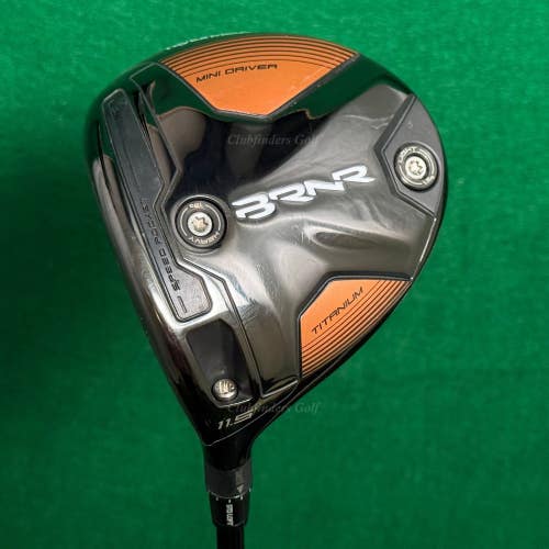 LH TaylorMade BRNR Mini Driver 11.5 Driver Mitsubishi Kai'li 70X ExStiff w/ HC
