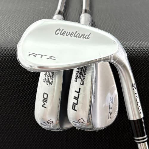 NEW CLEVELAND RTZ TOUR SATIN WEDGE SET (52, 56, & 60 DEGREES)