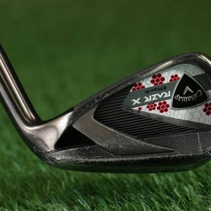 Callaway RAZR X Black 8 Iron Mid Torque A Senior Flex Graphite Shaft RH ~ LOOK!!