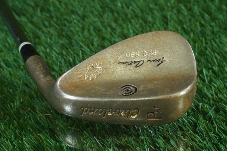 Cleveland Tour Action REG. 588 49 Pitching Wedge Special "P SP" Gold Stiff RH