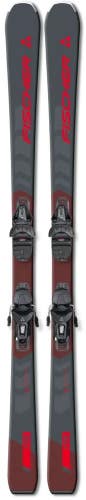 NEW FISCHER RC FIRE SKIS SIZE 155 CM WITH FISCHER BINDINGS $499