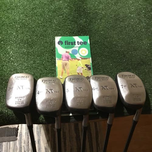 Thomas Golf AT725 I/W Hybrids Set (3-7) Regular Ultralite Graphite Shafts