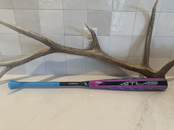 NEW 2026 Louisville Slugger Atlas Hybrid Pink 33/30  (-3) BBCOR Baseball Bat