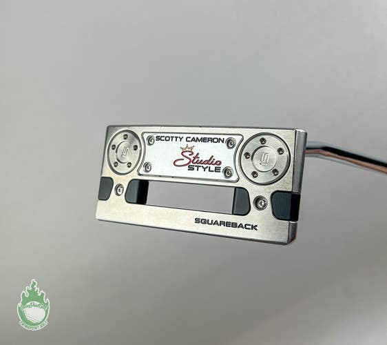 Right Handed Scotty Cameron Studio Style Squareback 34" Putter Steel Golf Club