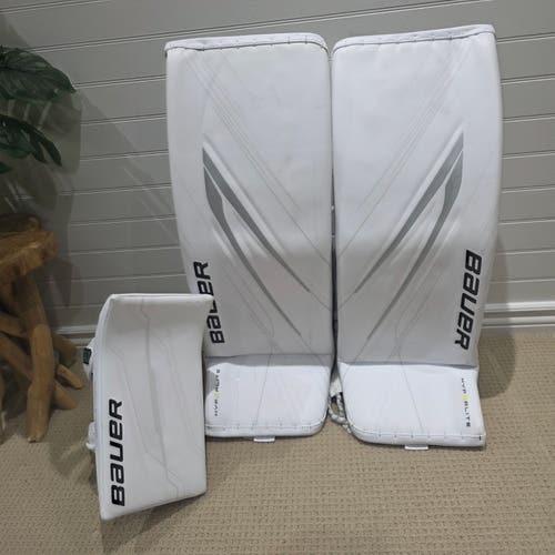 Bauer Hyperlite 2 Regular Goalie Full Set Pro Stock (33+1/Senior Small/ Bauer Shadow Blocker))