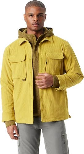 Bass Outdoor Corduroy Shirt Jacket Men's Large Antique Mo Long Sleeve UPS440