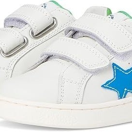 Naturino Pinn VL Sneakers Kids 12 White Oltremare Round Toe Casual Shoes VER335