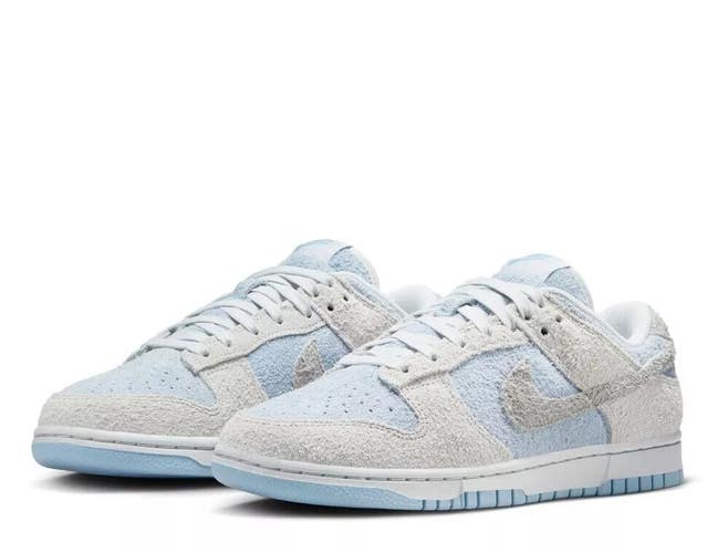 Nike Dunk Low FZ3779-025 Sneaker Women's 11.5 Gray Suede Lifestyle Shoes RHS3120