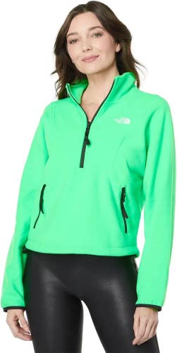 The North Face TKA Attitude Jacket Women's 2XL Green Mock Neck 1/4 Zip APP2015